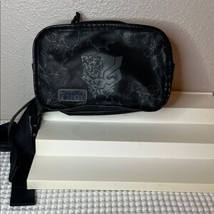 Black Panther Themed Black Waist Pack